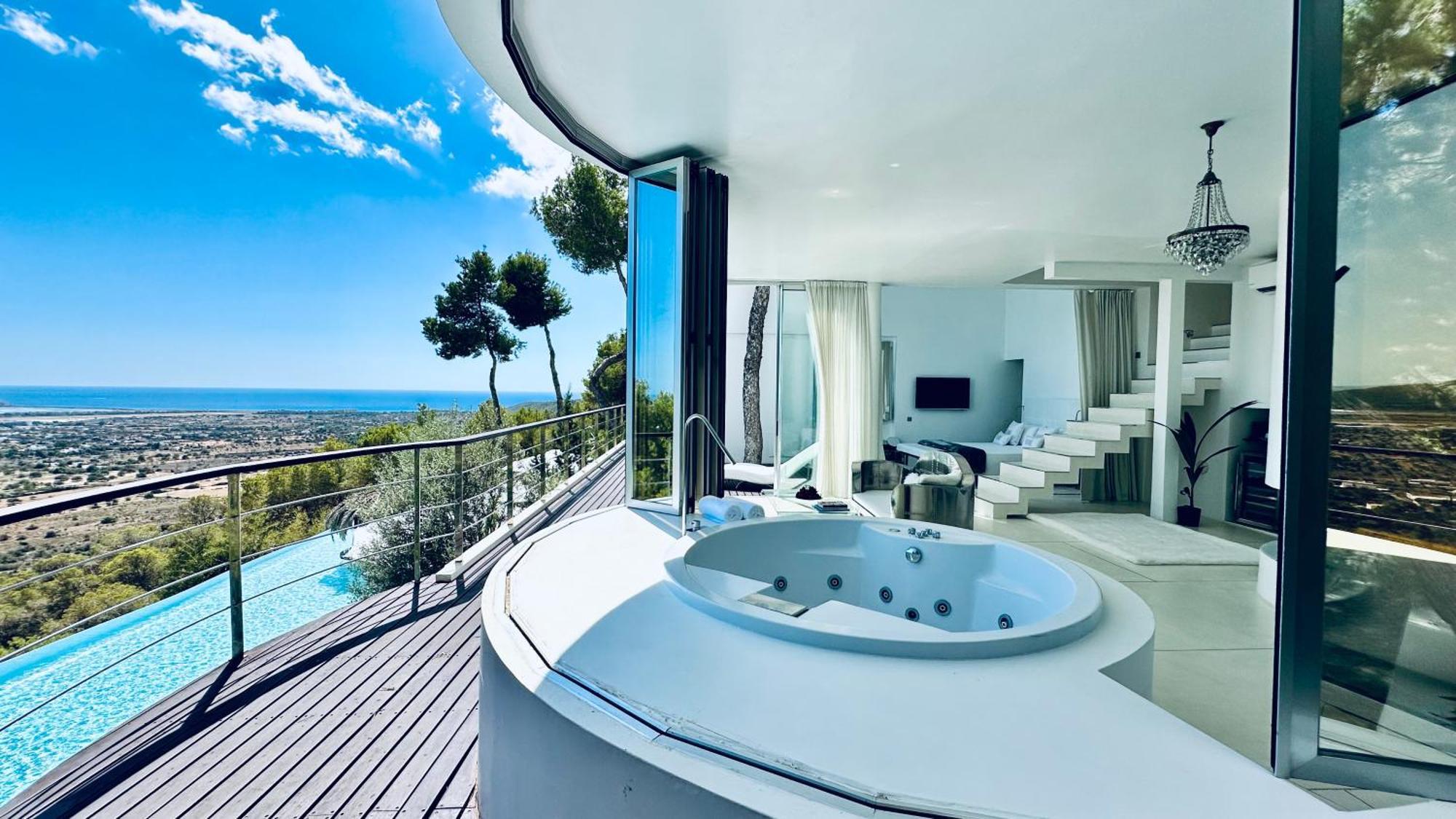 Villa Roca Ibiza - Un Paraiso Premium A Solo 10 Minutos De La Ciudad De Ibiza Y De Las Playas Cala Jondal Y Salinas Sant Jordi de ses Salines Kültér fotó
